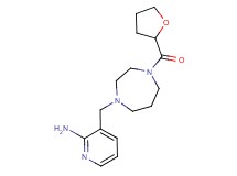 3-{[4-(tetrahydrofuran-2-ylcarbonyl)-1,4-diazepan-1-yl]methyl}pyridin-2-amine