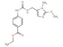 ethyl 4-{[({[1-methyl-2-(methylthio)-1H-imidazol-5-yl]methyl}amino)carbonyl]amino}benzoate
