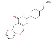 2-{4-[(methylthio)methyl]piperidin-1-yl}-5,11-dihydro[1]benzoxepino[3,4-d]pyrimidin-4(3H)-one