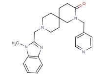 9-[(1-methyl-1H-benzimidazol-2-yl)methyl]-2-(pyridin-4-ylmethyl)-2,9-diazaspiro[5.5]undecan-3-one