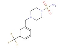 4-[3-(trifluoromethyl)benzyl]piperazine-1-sulfonamide