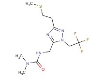 N,N-dimethyl-N'-{[3-[2-(methylthio)ethyl]-1-(2,2,2-trifluoroethyl)-1H-1,2,4-triazol-5-yl]methyl}urea