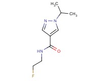 N-(2-fluoroethyl)-1-isopropyl-1H-pyrazole-4-carboxamide