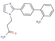 3-[2-(2'-methylbiphenyl-4-yl)-1H-imidazol-1-yl]propanamide