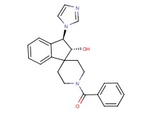 (2R*,3R*)-1'-benzoyl-3-(1H-imidazol-1-yl)-2,3-dihydrospiro[indene-1,4'-piperidin]-2-ol