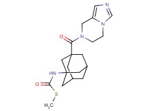 S-methyl [3-(5,6-dihydroimidazo[1,5-a]pyrazin-7(8H)-ylcarbonyl)-1-adamantyl]thiocarbamate