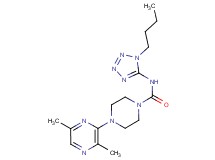 N-(1-butyl-1H-tetrazol-5-yl)-4-(3,6-dimethylpyrazin-2-yl)piperazine-1-carboxamide