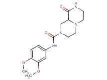 N-(3,4-dimethoxyphenyl)-9-oxooctahydro-2H-pyrazino[1,2-a]pyrazine-2-carboxamide