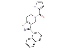 3-(1-naphthyl)-5-(1H-pyrrol-2-ylcarbonyl)-4,5,6,7-tetrahydroisoxazolo[4,5-c]pyridine