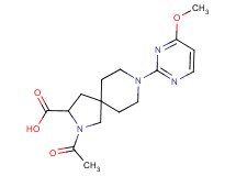 2-acetyl-8-(4-methoxy-2-pyrimidinyl)-2,8-diazaspiro[4.5]decane-3-carboxylic acid