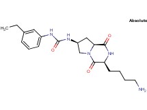 N-[(3S,7S,8aS)-3-(4-aminobutyl)-1,4-dioxooctahydropyrrolo[1,2-a]pyrazin-7-yl]-N'-(3-ethylphenyl)urea