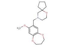 9-[(8-methoxy-3,4-dihydro-2H-1,5-benzodioxepin-7-yl)methyl]-6-oxa-9-azaspiro[4.5]decane