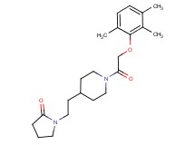 1-(2-{1-[(2,3,6-trimethylphenoxy)acetyl]piperidin-4-yl}ethyl)pyrrolidin-2-one
