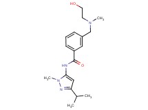 3-{[(2-hydroxyethyl)(methyl)amino]methyl}-N-(3-isopropyl-1-methyl-1H-pyrazol-5-yl)benzamide