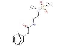 2-[(1S*,2S*,4S*)-bicyclo[2.2.1]hept-5-en-2-yl]-N-{2-[methyl(methylsulfonyl)amino]ethyl}acetamide