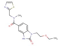 1-(2-ethoxyethyl)-N-methyl-2-oxo-N-(1,3-thiazol-2-ylmethyl)-2,3-dihydro-1H-benzimidazole-5-carboxamide