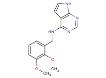 N-(2,3-dimethoxybenzyl)-7H-pyrrolo[2,3-d]pyrimidin-4-amine