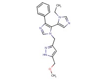 3'-ethyl-3-{[5-(methoxymethyl)-1H-pyrazol-3-yl]methyl}-5-phenyl-3H,3'H-4,4'-biimidazole