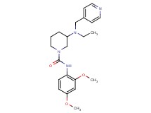 N-(2,4-dimethoxyphenyl)-3-[ethyl(4-pyridinylmethyl)amino]-1-piperidinecarboxamide