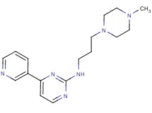 N-[3-(4-methyl-1-piperazinyl)propyl]-4-(3-pyridinyl)-2-pyrimidinamine