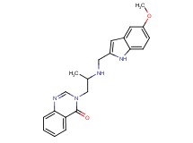 3-(2-{[(5-methoxy-1H-indol-2-yl)methyl]amino}propyl)quinazolin-4(3H)-one