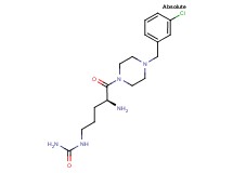 N-{(4S)-4-amino-5-[4-(3-chlorobenzyl)-1-piperazinyl]-5-oxopentyl}urea dihydrochloride