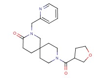2-(2-pyridinylmethyl)-9-(tetrahydro-3-furanylcarbonyl)-2,9-diazaspiro[5.5]undecan-3-one