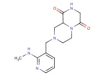 8-{[2-(methylamino)pyridin-3-yl]methyl}tetrahydro-2H-pyrazino[1,2-a]pyrazine-1,4(3H,6H)-dione
