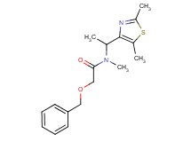 2-(benzyloxy)-N-[1-(2,5-dimethyl-1,3-thiazol-4-yl)ethyl]-N-methylacetamide