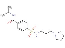 N-isopropyl-4-({[3-(1-pyrrolidinyl)propyl]amino}sulfonyl)benzamide