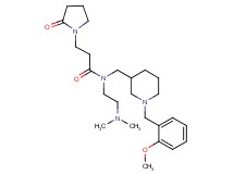 N-[2-(dimethylamino)ethyl]-N-{[1-(2-methoxybenzyl)-3-piperidinyl]methyl}-3-(2-oxo-1-pyrrolidinyl)propanamide