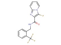 3-fluoro-N-[2-(trifluoromethyl)benzyl]imidazo[1,2-a]pyridine-2-carboxamide