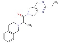 2-[2-(2-ethyl-5,7-dihydro-6H-pyrrolo[3,4-d]pyrimidin-6-yl)-1-methyl-2-oxoethyl]-1,2,3,4-tetrahydroisoquinoline