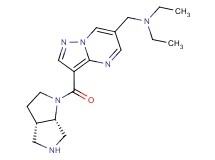 N-ethyl-N-({3-[(3aS*,6aS*)-hexahydropyrrolo[3,4-b]pyrrol-1(2H)-ylcarbonyl]pyrazolo[1,5-a]pyrimidin-6-yl}methyl)ethanamine