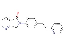 6-[4-(2-pyridin-2-ylethyl)phenyl]-6,7-dihydro-5H-pyrrolo[3,4-b]pyridin-5-one