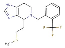 4-[2-(methylthio)ethyl]-5-[2-(trifluoromethyl)benzyl]-4,5,6,7-tetrahydro-1H-imidazo[4,5-c]pyridine