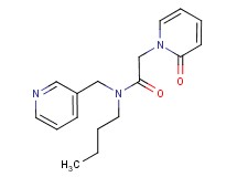 N-butyl-2-(2-oxopyridin-1(2H)-yl)-N-(pyridin-3-ylmethyl)acetamide
