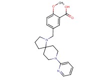 2-methoxy-5-{[8-(2-pyridinyl)-1,8-diazaspiro[4.5]dec-1-yl]methyl}benzoic acid