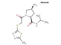 (2S,4S)-4-amino-N-isopropyl-1-{[(5-methyl-1,3,4-thiadiazol-2-yl)thio]acetyl}pyrrolidine-2-carboxamide