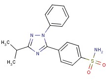 4-(3-isopropyl-1-phenyl-1H-1,2,4-triazol-5-yl)benzenesulfonamide