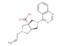 (3aR*,6aR*)-2-allyl-5-quinazolin-4-ylhexahydropyrrolo[3,4-c]pyrrole-3a(1H)-carboxylic acid