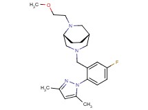 (1S*,5R*)-3-[2-(3,5-dimethyl-1H-pyrazol-1-yl)-5-fluorobenzyl]-6-(2-methoxyethyl)-3,6-diazabicyclo[3.2.2]nonane