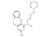 N,2-dimethyl-N-(4-morpholin-4-ylbutyl)-5,11-dihydro[1]benzoxepino[3,4-d]pyrimidin-4-amine