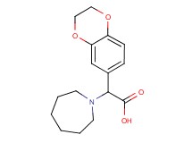 azepan-1-yl(2,3-dihydro-1,4-benzodioxin-6-yl)acetic acid