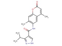 N-(4,7-dimethyl-2-oxo-2H-chromen-6-yl)-3-isopropyl-1H-pyrazole-4-carboxamide