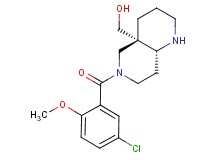 [(4aS*,8aR*)-6-(5-chloro-2-methoxybenzoyl)octahydro-1,6-naphthyridin-4a(2H)-yl]methanol