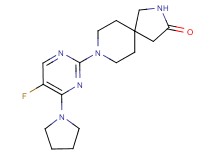 8-(5-fluoro-4-pyrrolidin-1-ylpyrimidin-2-yl)-2,8-diazaspiro[4.5]decan-3-one