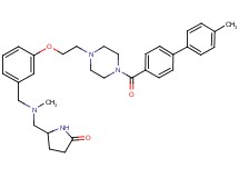 5-({methyl[3-(2-{4-[(4'-methyl-4-biphenylyl)carbonyl]-1-piperazinyl}ethoxy)benzyl]amino}methyl)-2-pyrrolidinone