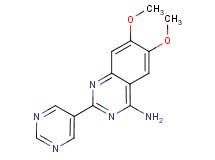 6,7-dimethoxy-2-pyrimidin-5-ylquinazolin-4-amine