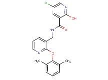 5-chloro-N-{[2-(2,6-dimethylphenoxy)-3-pyridinyl]methyl}-2-hydroxynicotinamide